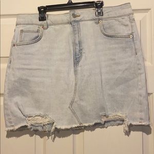 Wild fable Jean skirt